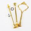 Cake Display Stand Reusable 3 Parts Zinc Alloy Multipurpose Sweets Tray Rack for Wedding