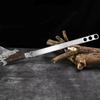 5mm Thick Manganese Steel Ruler Multifunctional Hardened Straight Edge Measuring Ruler with Wrench Holster