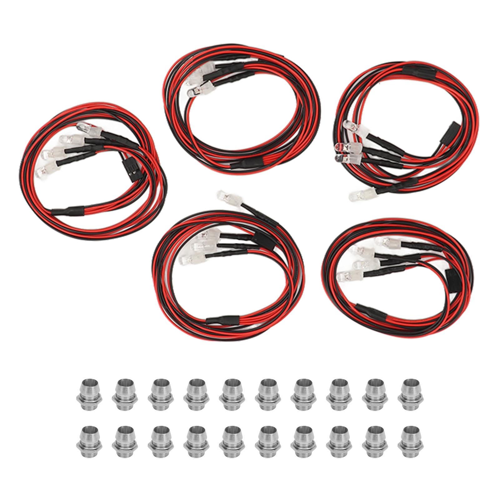 

5Pcs RC Car Lamp Universal LED Blue Light 5mm Bead Decoration Accessory for DIY Modification