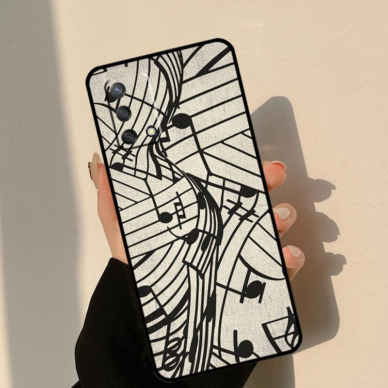 

Футляр для музыкальных нот для Oppo A5 Pro A6 A16 A76 A96 A17 A57 A40 A60 A80 A98 A58 A78 A18 A38 A54 A74 A94 A15 OPPO A40 A40m