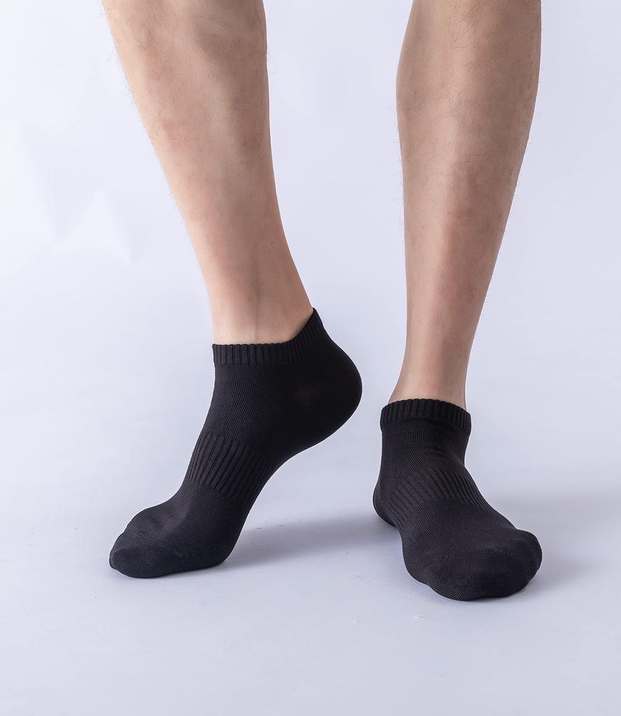 Banerise Sneaker Ankle Solid Cotton Short 5 Sizes Socks, Socks, Color, 100% (Excluding Elastic), Seamless, Socks, Unisex, Pairs, White, 22-24cm