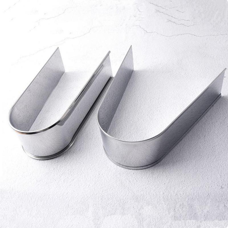 1 Stück Teleskop-Mousse-Ring aus Edelstahl, ovale Form, rostfrei, verstellbarer Mousse-Kuchenring für einfaches Lösen, Backring-Werkzeuge