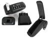 VW Caddy 2003- armrest set BLACK FABRIC + mounting kit
