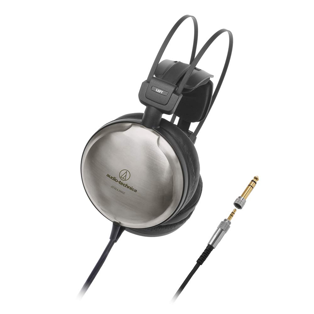 

Дротові навушники Audio-Technica ATH-A2000Z, герметичний титановий корпус, сумісний із кабелем джерела звуку високої роздільної здатності, 3 м, сріблястий