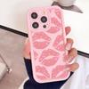 Sky Eye Pink Groove Lippenstift-Druckhülle für iPhone 15/16/17