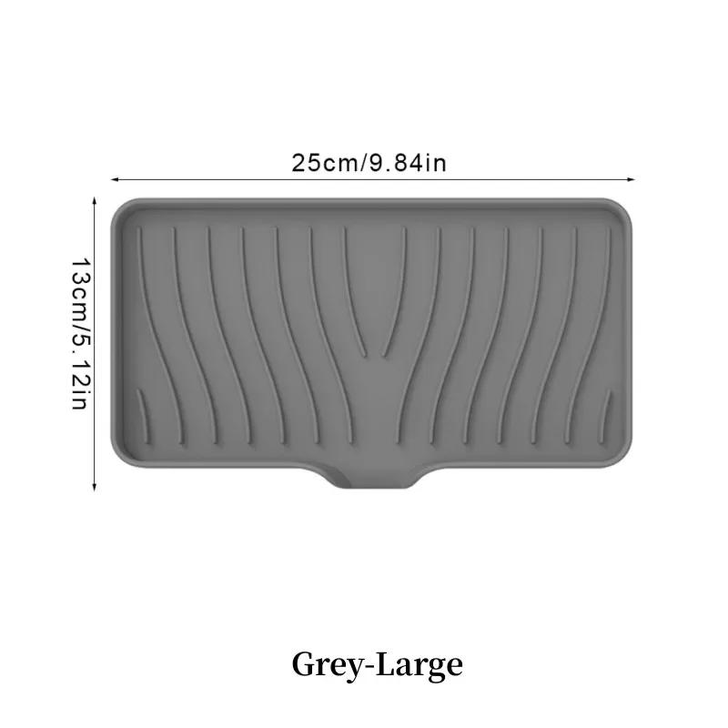 1-Pack Silicone Drain Soap Box Kitchen Bathroom Anti-slip Sink Tray Creative Washing Table Soap Tray Free Punch Drain Rack