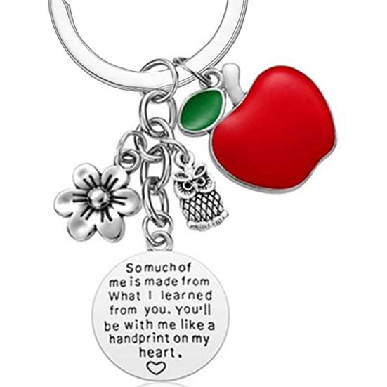 Unique Pendant Keyring Elegant Solid Color Reusable