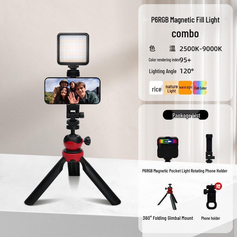 Yingkexi Mini RGB DSLR Camera Fill Light for Photography & Live Streaming