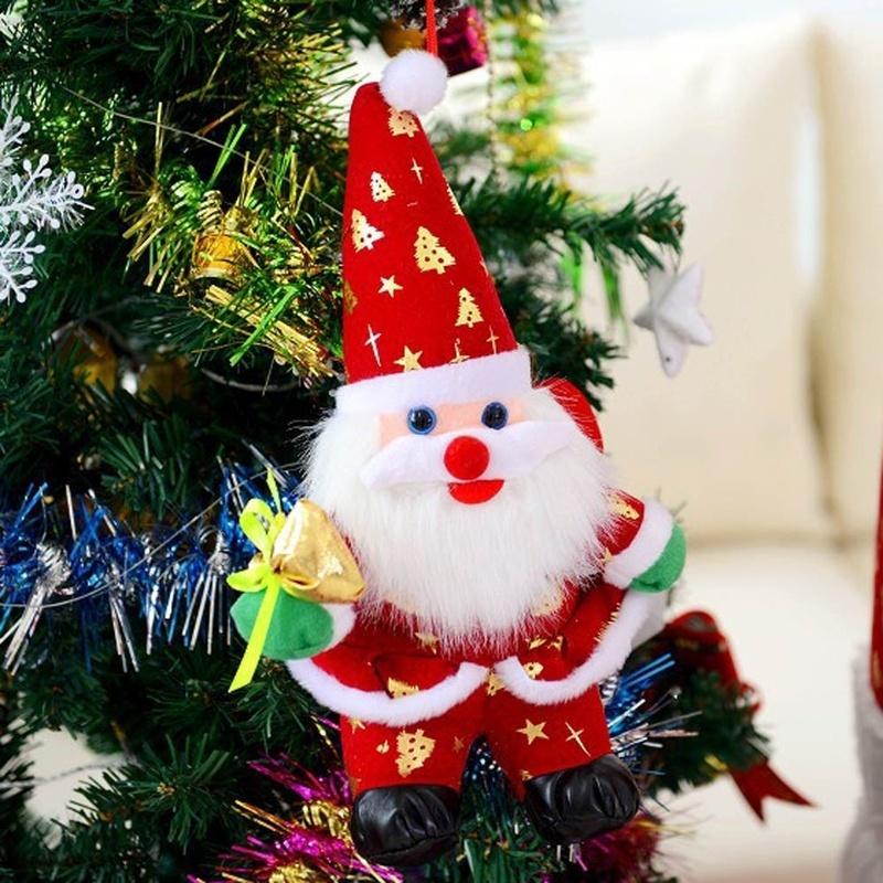 Santa Claus Doll Plush Toys Christmas Decorations and Christmas Gifts for Children