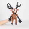 Hushan Unofficial Deer Plush Toy from "99 Nights in the Forest" (38cm) Roblox Doll, Halloween Cushion, Birthday Gift, Horror Game Merchandise [Used]