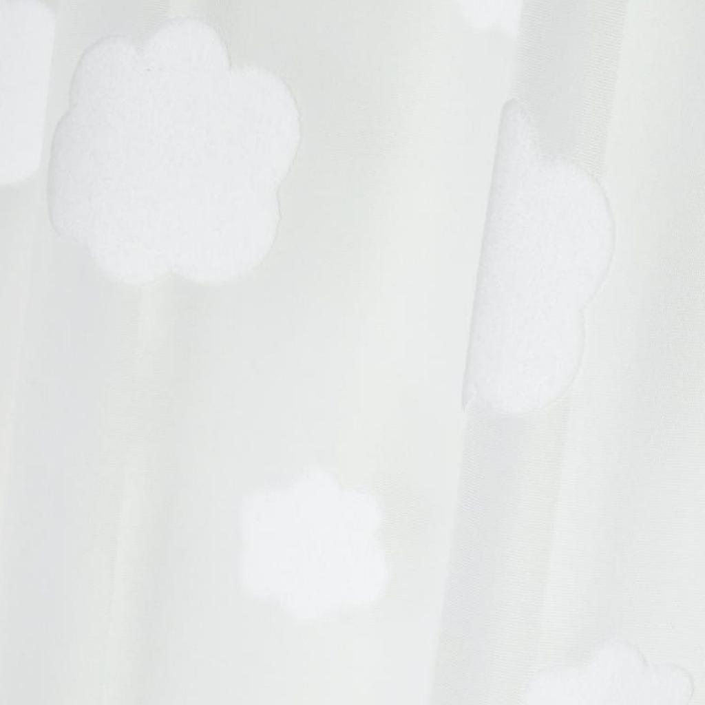 Firana Moby Biała 140X260 Cm Chmurki