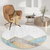 Round Carpet Floor Mat Office Swivel Chair Mat Living Room Coffee Table Mat Bedroom Bedside Carpet