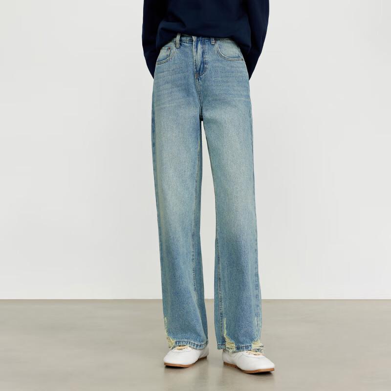 JOY SPEAKER Women's High-Waist Wide-Leg Denim Jeans