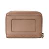 Gucci GG Marmont Quilted Zipper Leather Card Holder Coin Purse Women Wallets Gray Pink 671772-DTDHT-5729