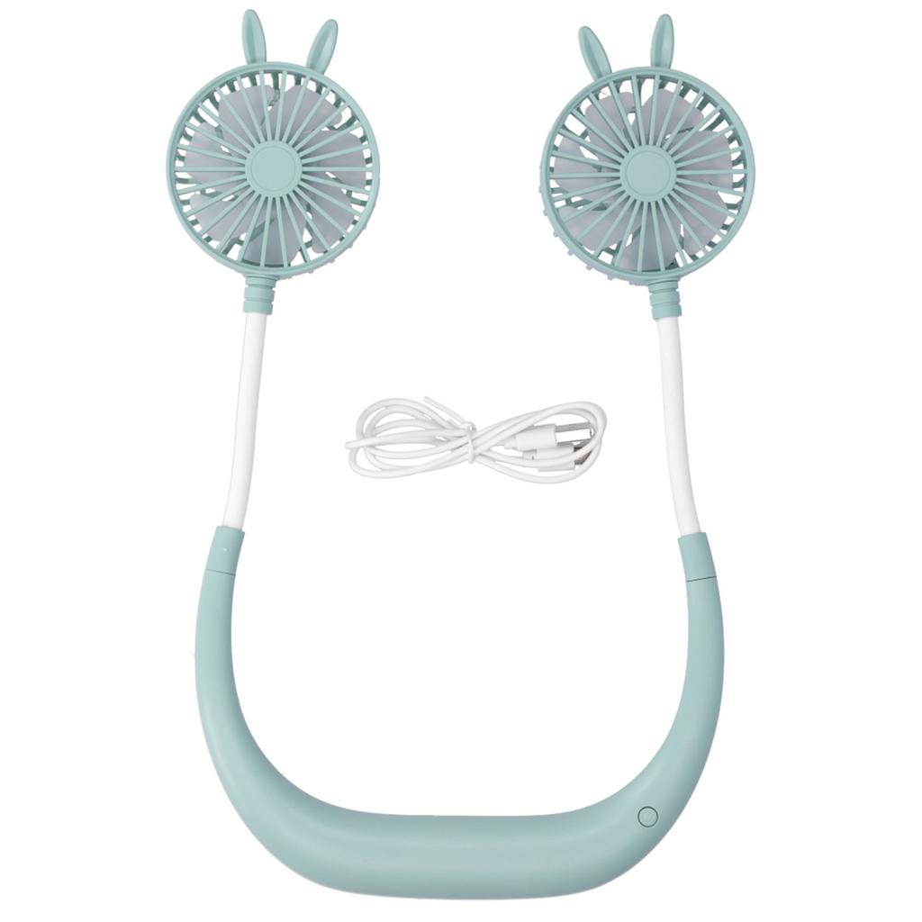 Neck Fan USB Rechargeable Wearable Electric Cooling Fan for Outdoor Travel Office Gym