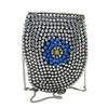Silver Metal Beaded Ethnic Purse Girls Bridal Bag Cross Body Bag for women/Girl Party Clutch Metal Clutches Vintage Brass