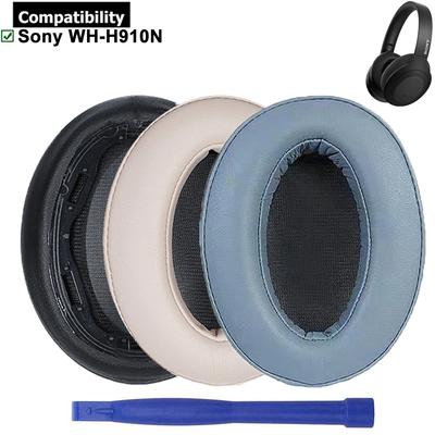 Memory Foam Proteinleder Ersatz-Ohrpolster Ohrmuscheln Earpads Für Sony WH-H910N h.ear on 3 Kabellose Kopfhörer mit Geräuschunterdrückung