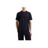 Emporio Armani Logo Round Neck Short Sleeve T-Shirt Men Tops Navy-Blue EM001040-AF13669-UB118