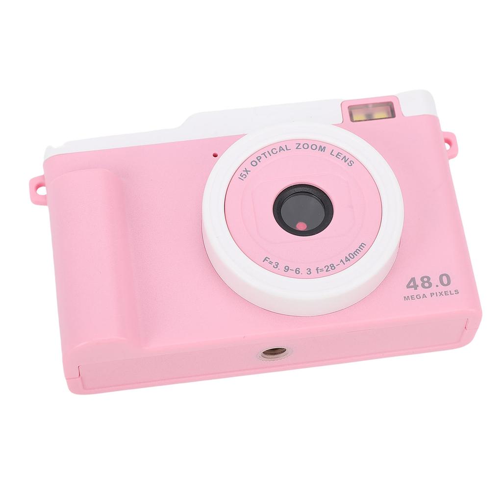 1080P 48MP HD Dual Camera Portable Digital Camera with 15x Digital Zoom LED Flash WiFi Transfer Compact Small Camera