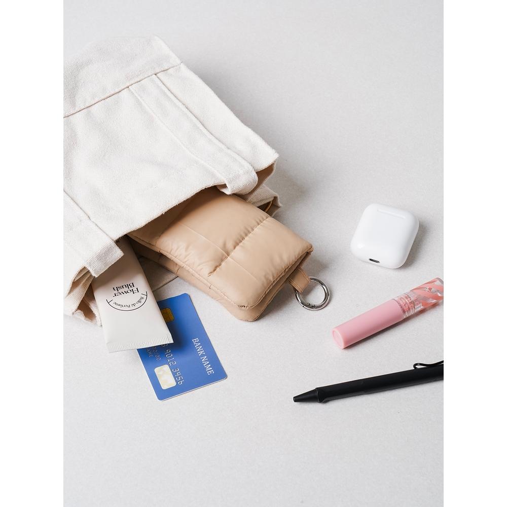 Daiso Padded Hanger Wallet Beige