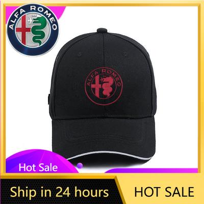 Car Stickers For Alfa Romeo Car Logo Duck Bill Baseball Cap Unisex Sports Hat Exterior Accessories for Alfa Romeo 159 156 Mito G