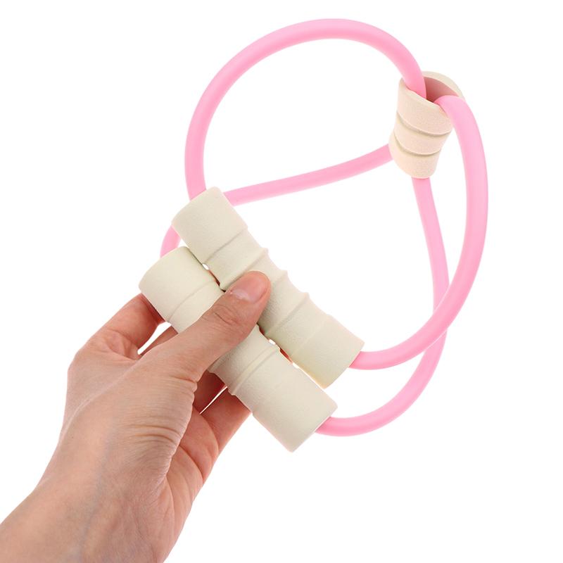 1Pc 8 Shape Tension Rope Yoga Resistance Band Home Gym Elastic Band Tpr Pull Rope Fitness Shoulder Neck Opening Chest Expander