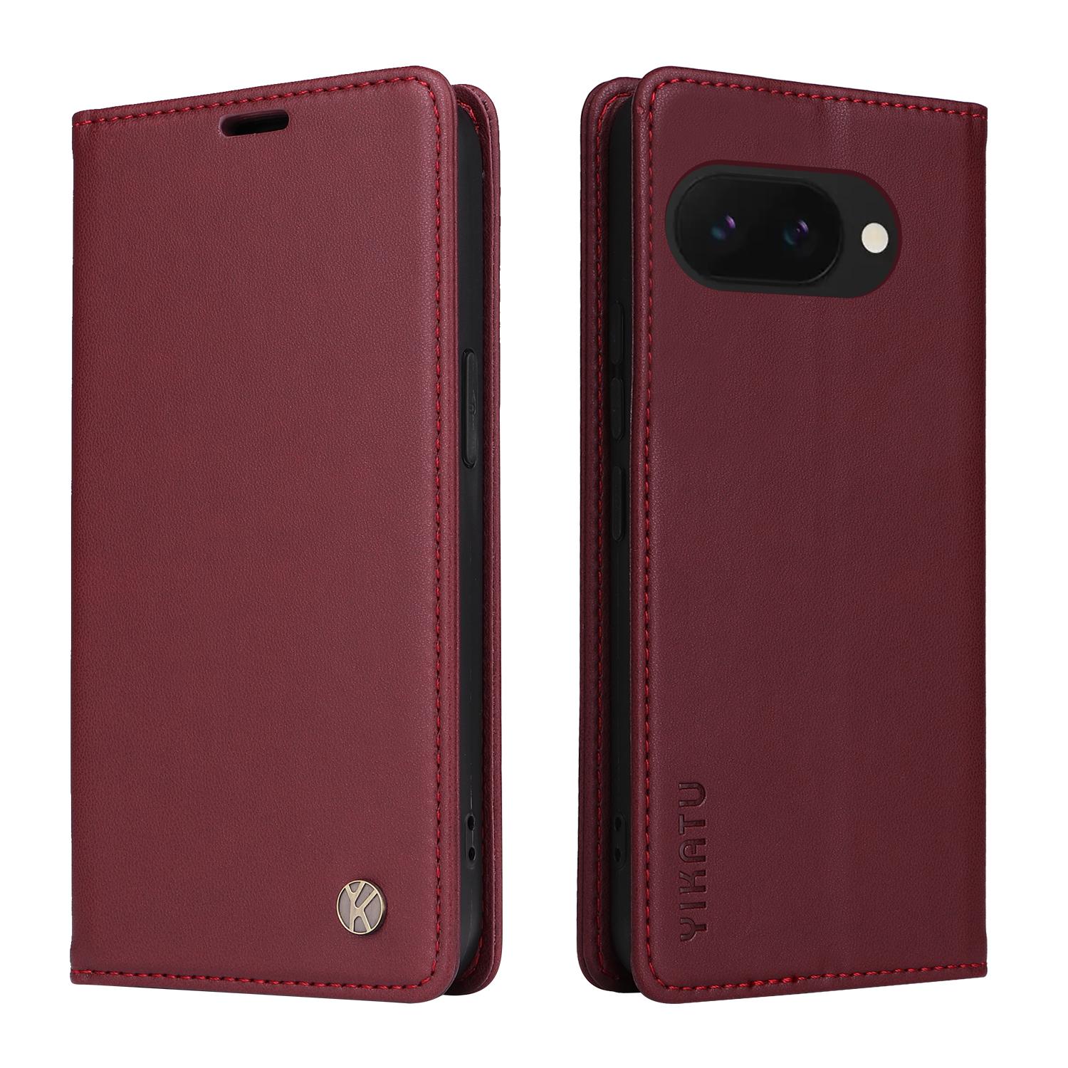

Магнитный кожаный чехол-книжка для Google Pixel 6 6A 7 7A 8 8A 9 9A 10 Pro XL 5G Ультратонкий противоударный премиальный чехол Google Pixel 6a