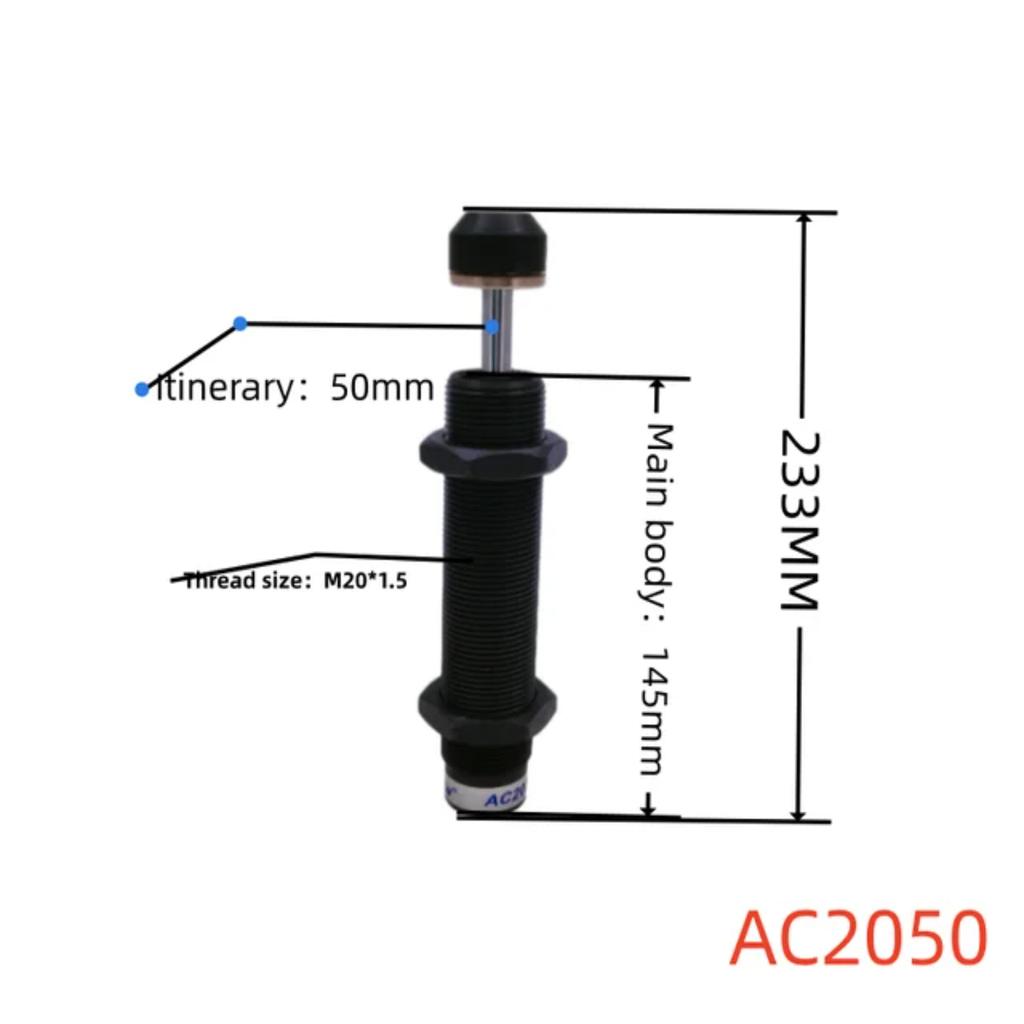 AC Series Shock Absorbers Pneumatic Oil Hydraulic Buffers  a Range of Damper Models AC1420 1425 2016 2020 2025 2050 2025 2030