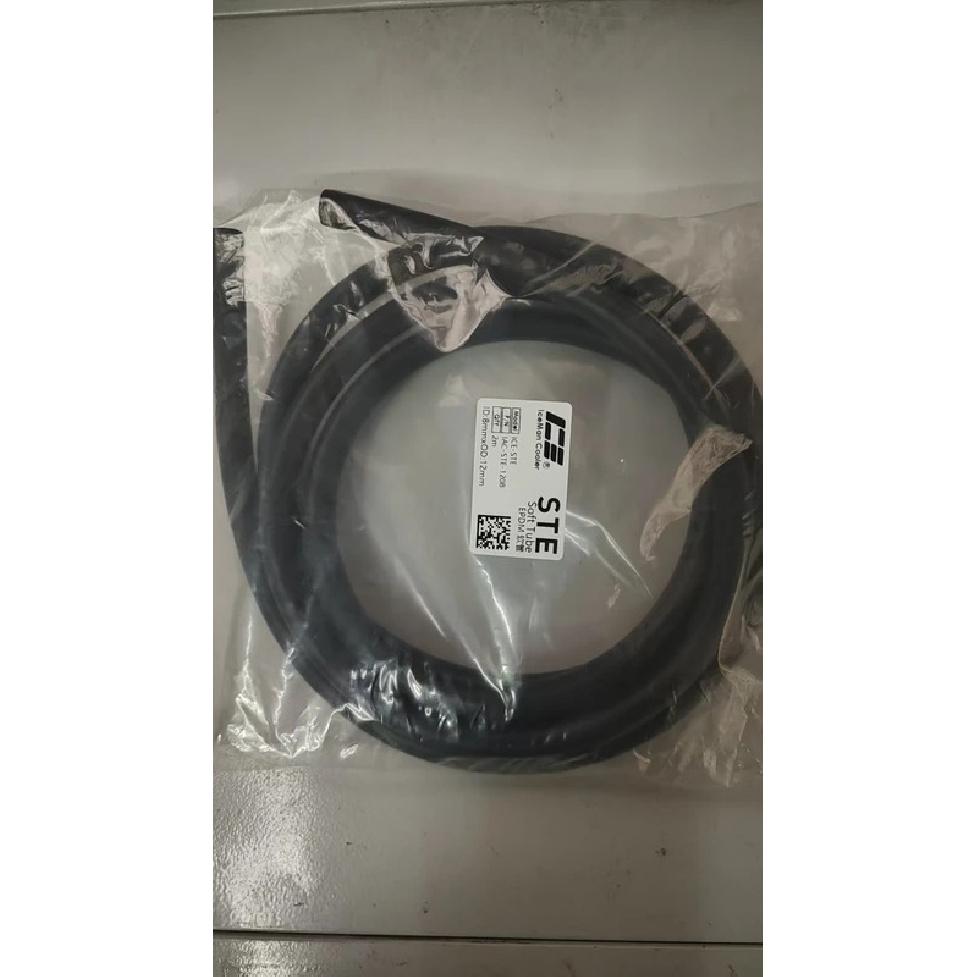 IceManCooler 8x12MM Hose Tube EPDM For Server Water Cooling Loop Build,Matte Black Soft Pipe,,2 Meters