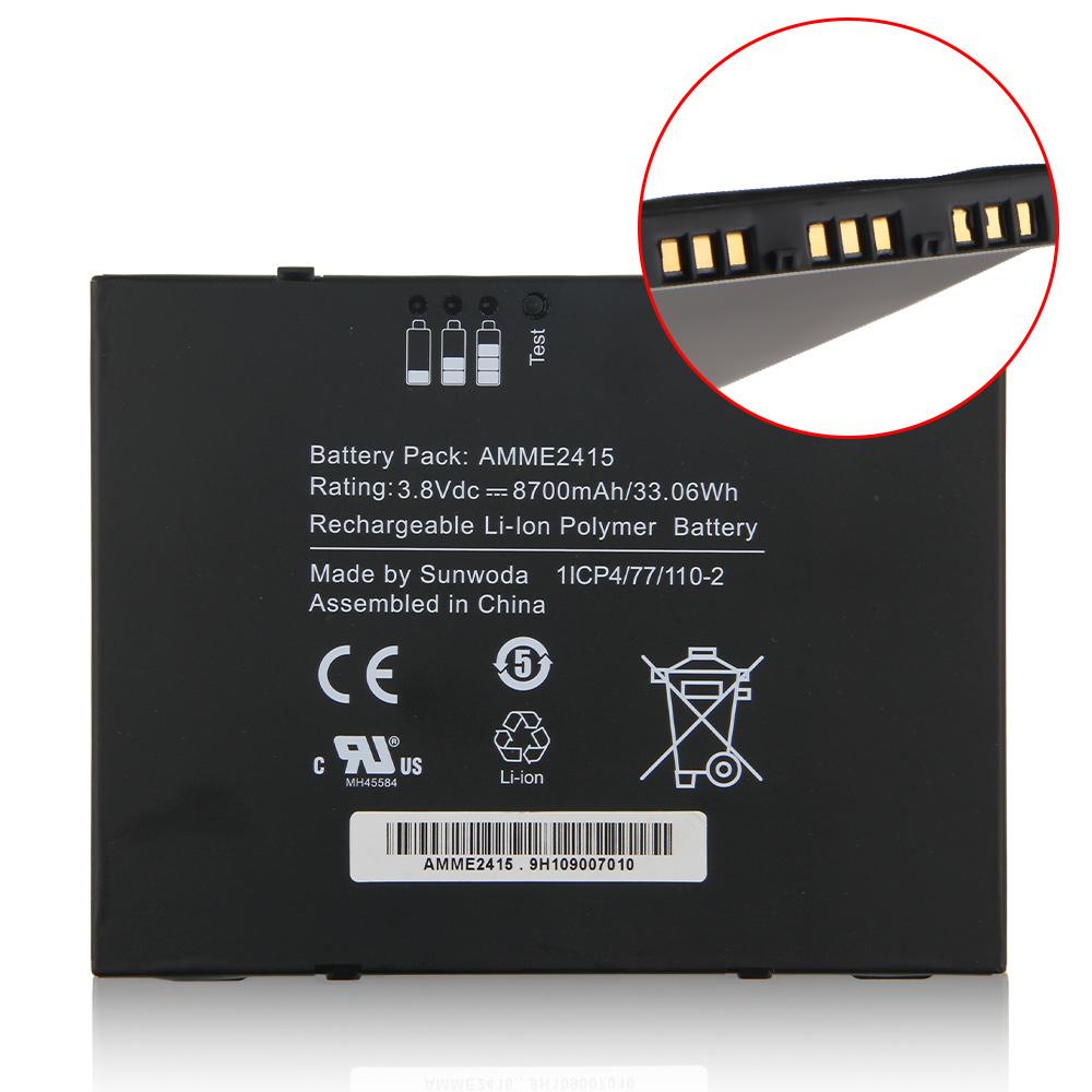 Replacement Battery AMME2415 For Zebra ET50 ET55 1ICP4/77/110-2 Tablet Computer 8700mAh