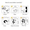 40Pcs Graffiti Stickers Cute Laptop Drinks Animal Decorative Waterproof Pvc Dessert Decals Suitcase Phone Case Diy