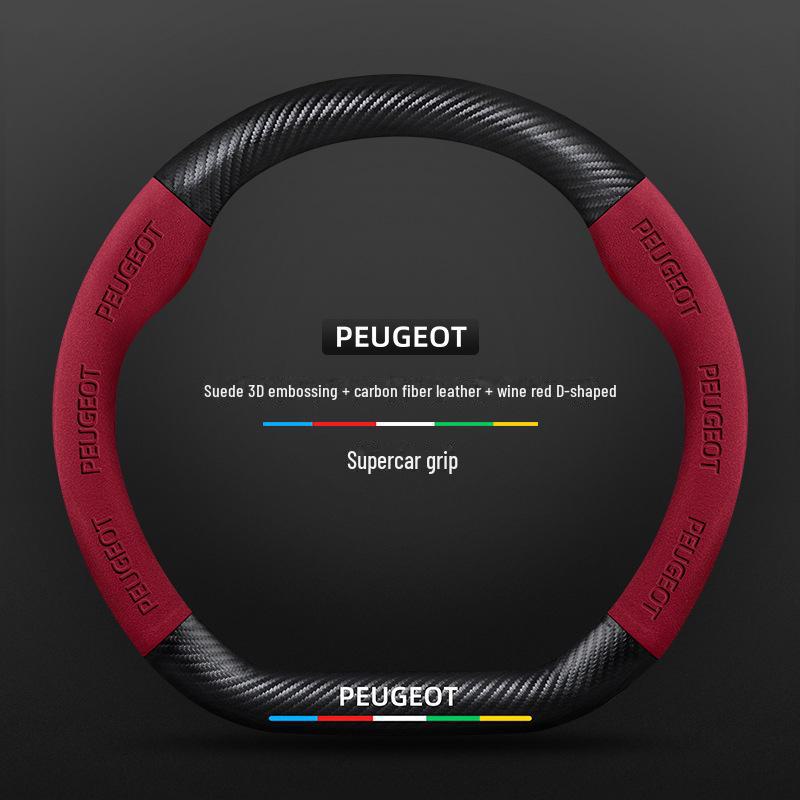 

Шкіряний чохол для керма для Peugeot 307/3008/4008/2008/508L/301/207 Regular