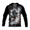 New Autumn and Winter Men's Halloween Skull 3D Printing Hooded Zipper Hoodie Men's Sweatshirt 3D Harajuku Hoodie