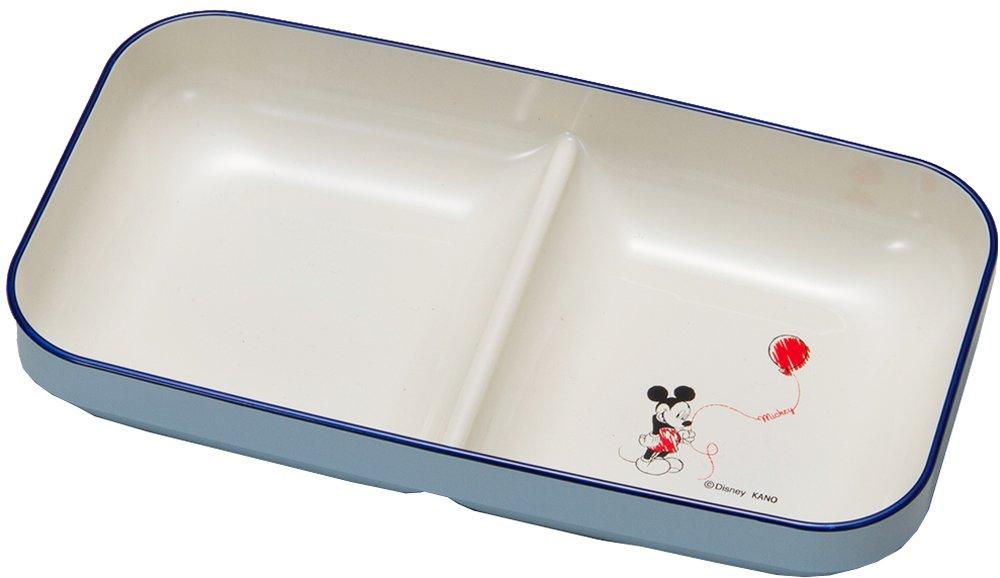 Kano Disney Balloon Series Kids Twin Mickey Mouse 73568 Plate, B, Blue,