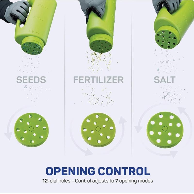 Durability 2L ABS Plastic Handheld Spreaders For Garden Lawn And Walkway Maintenance Applications