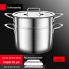 Sule Thickened Deepened 3-Ply Stainless Steel Soup Pot