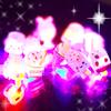 Festival Prize Toy 50 Flashing Ice Perfect for Summer Sparkling Plaza Thank You Glow-Up Set Rings, Festivals. Affordable, Kids' Gifts, Wholesale,