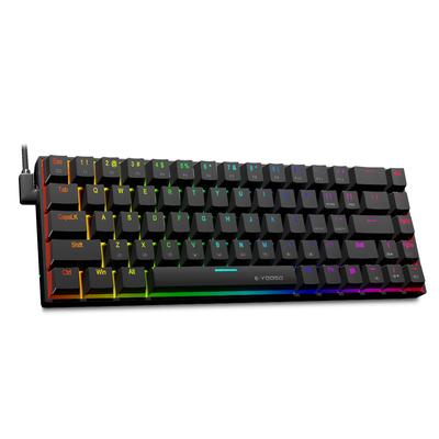 60 % mechanische Tastatur, Gaming-Hintergrundbeleuchtung, RGB, Hot-Swap-fähig