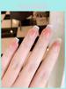 Handmade Gradient French Style Starry False Nails For Women Xs S M L