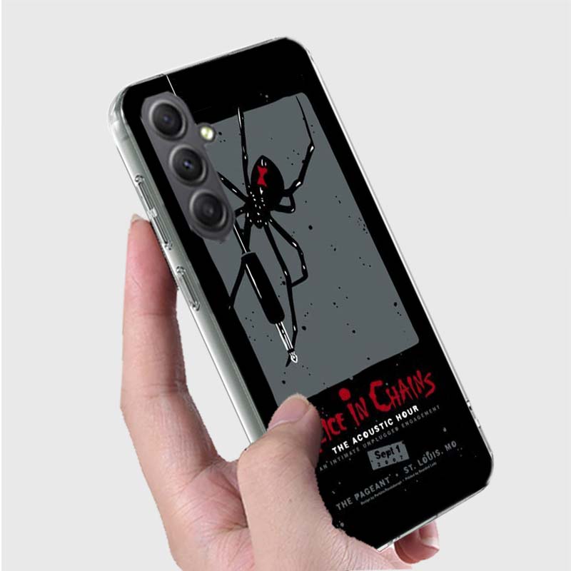 Rock Band Alice In Chains Phone Case For Samsung A15 A25 A35 A55 A12 A22 A32 A52S A13 A23 A33 A53 A14 A24 A34 A54 Galaxy A8 A6 A