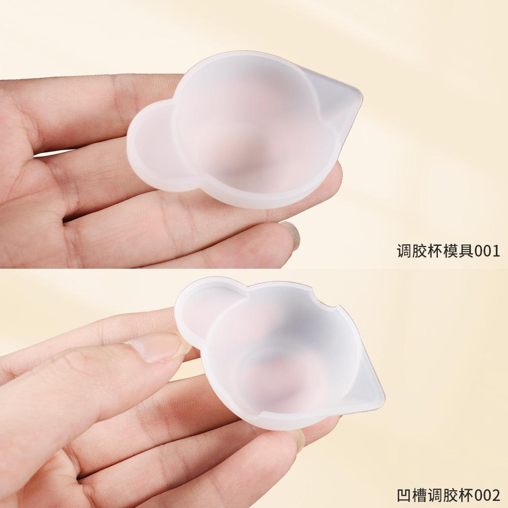DIY Crystal Drop Glue Mold Color Mixing Cup Sub-packaging Cup, Card Slot Cup, Silicone Mold Measuring Cup