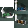 Modern Minimalist Led Desk Clock With Temperature Display For Home Office And Room Decor