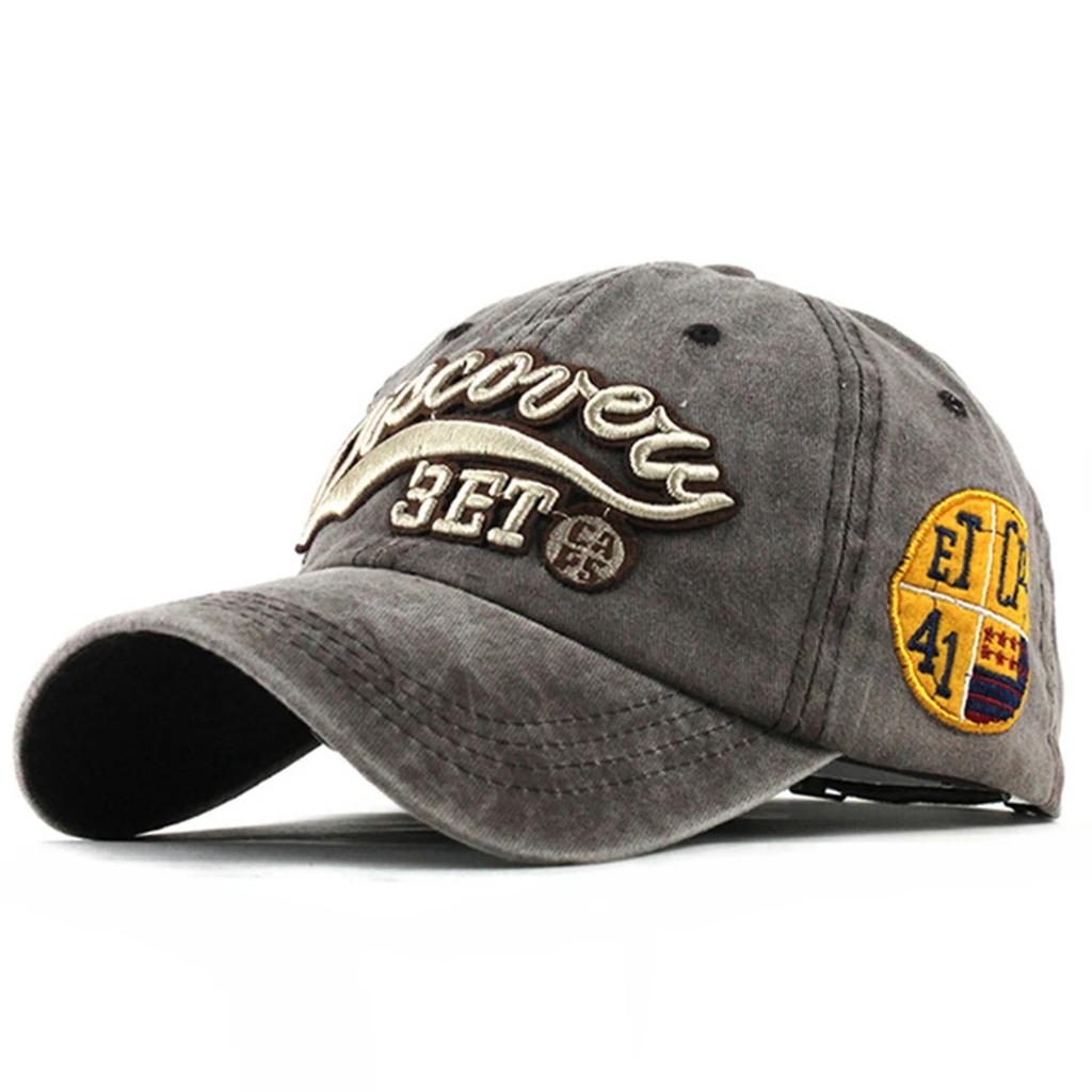 Women 3Et Letter Print Embroidery Wash Baseball Caps Spring Autumn Outdoor Use Adjustable Casual Hats Dad Hat Sunscreen Hat For Men And