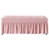 Rectangle Stool Covers Long Bench Seat Furniture Protector Removable Elastic Chair for Living Room Hotel