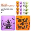 Lurrose Halloween Theme Plastic Cups, 20-Pack, Reusable Party Drinking Cups, Available In Various Colors, Durable and Stable Construction