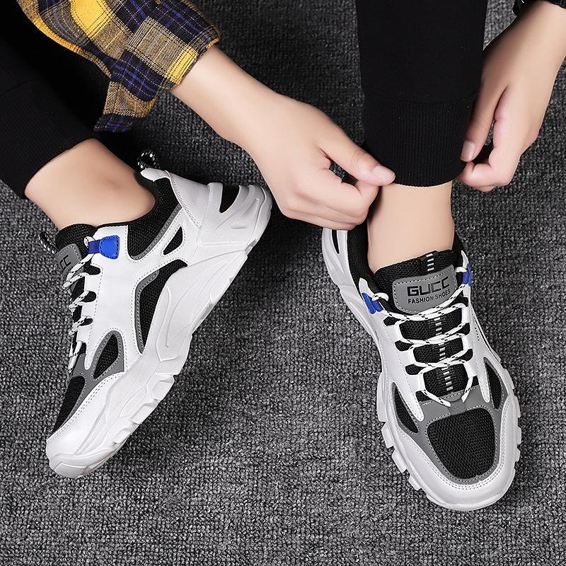 Casual shoes men's trend versatile student shoes soft-soled shoes mesh running shoes men's sports shoes