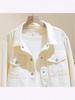 2025 Summer Women's Petite Loose Hong Kong Style Denim Jacket – Versatile Casual Outerwear