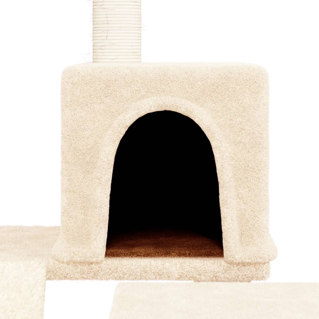 Scratching Post with Sisal Scratching Posts Cream 82 Cm