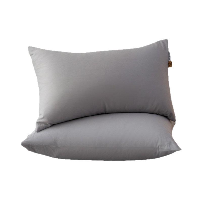 A-class Pure Cotton Solid Color Pillowcase Pair 48x74cm - Skin-Friendly for Home & Hotel Use