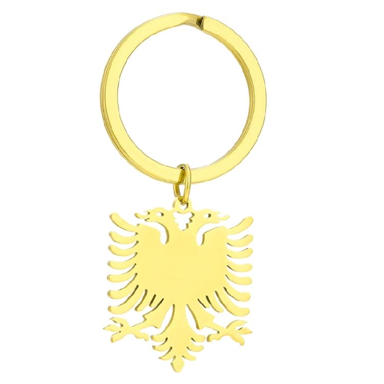 Modischer Schlüsselanhänger in Adlerform Gold/Silberfarbener Anhänger Schlüsselanhänger Schmuck
